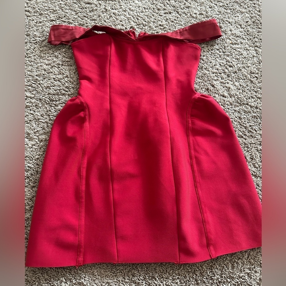 Preloved red bandage dress